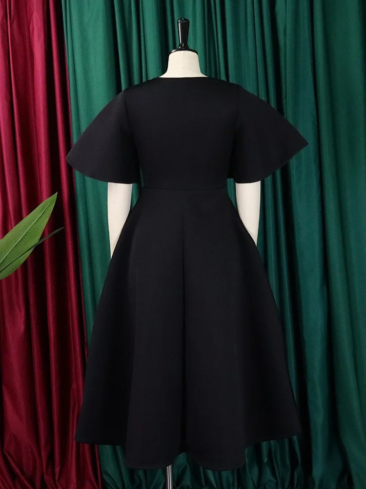 Wmstar Dresses for Women V Neck Elegant Fashion Party Maxi Dress New in Summer Fashion Clothes Wholesale Dropshipping S-3XL