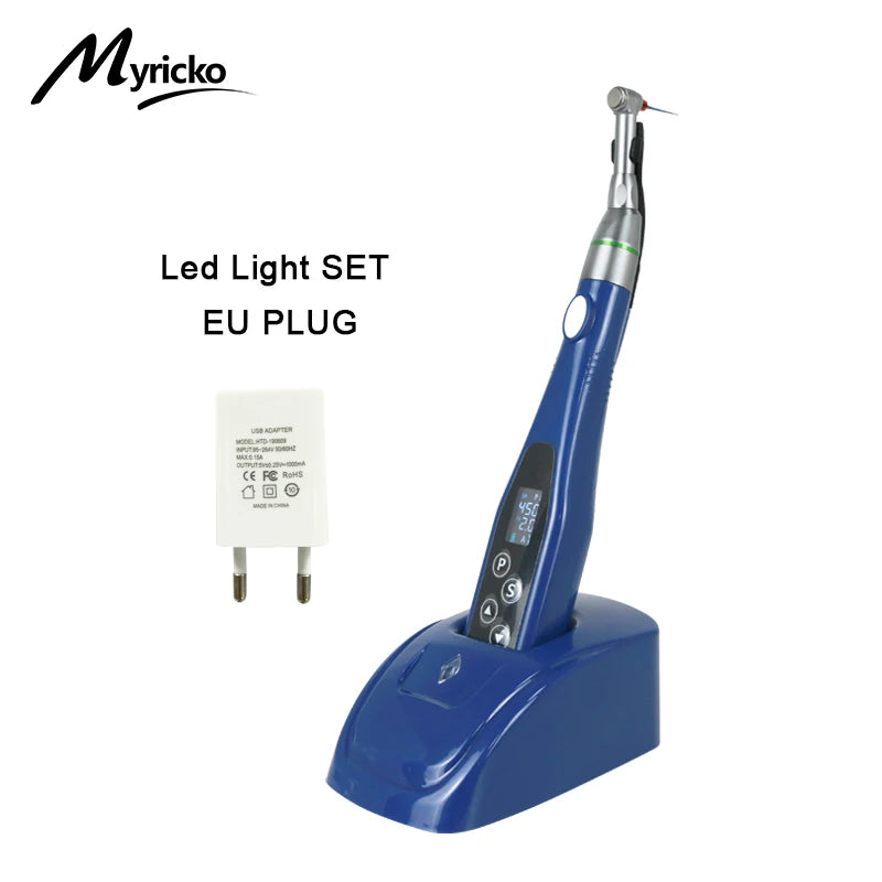 Wireless Dental Endomotor with LED Light | 16:1 Reduction | Tidesmit Body Shaping Massage Equipment Blue EU Tidesmit