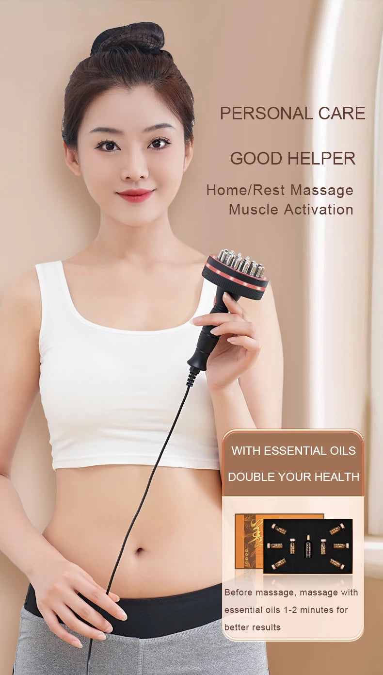 Electric Gua Sha Massager: Heated Deep Tissue Muscle Relief Tool Back Massage Instrument Tidesmit