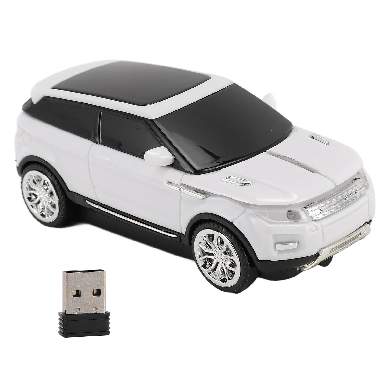 Car Shape Wireless Gaming Mouse Mice 2.4GHz 1600 DPI Cool 3D Car Shape Computer Mouse with USB Receiver for Laptop