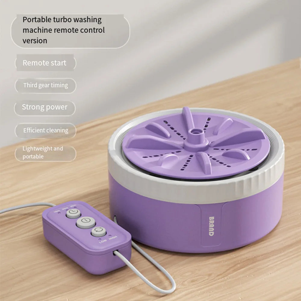 Tidesmit portable USB mini washing machine and ultrasonic fruit dishwasher for home, travel, and laundry use