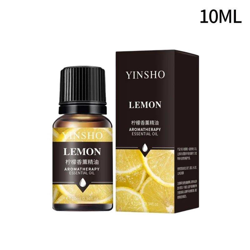 10ml Essential Oils For Humidifier Aromatic Diffuser Lavender Sakura Rose Coffee Sandalwood Lemon Fragrance Oil Making Candles