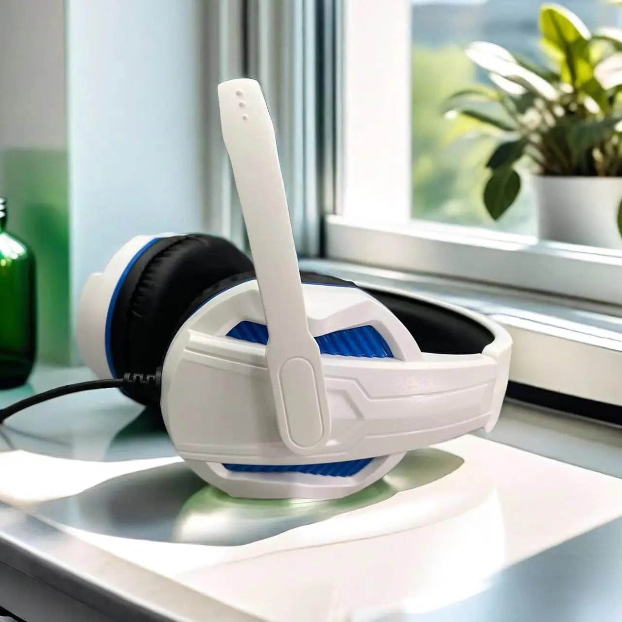 Wired Gaming Headphones with Noise-Cancelling Mic for PC and PS4 Tidesmit