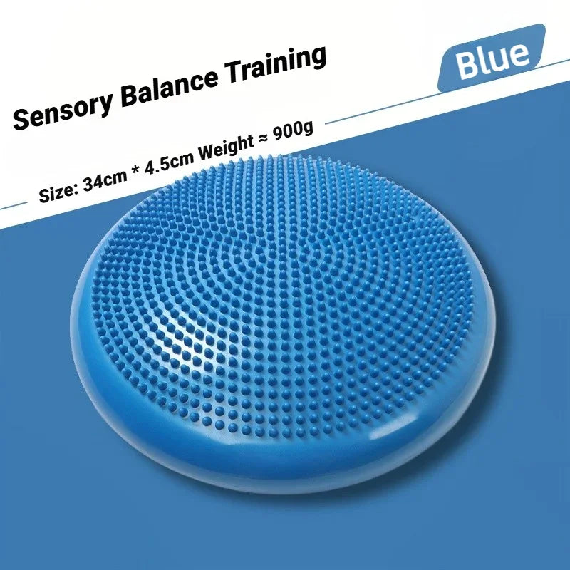 Inflatable Balance Cushion Thickened Explosion-Proof Soft For Yoga Massage Workout Pad Seat Ball