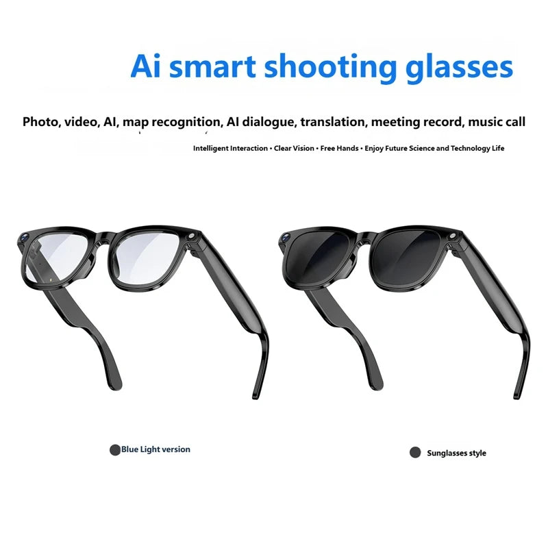 Smart Glasses with AI Voice Translation & Video Recording - Tidesmit Tidesmit