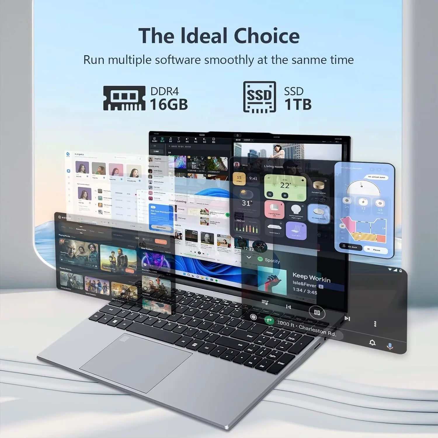 NEW 15.6 inch Windows 11 Laptops Fingerprint UnIock Notebook Intel Core i9-10980HK 16GB RAM 1TB 2TB SSD Backlight Gaming Laptops