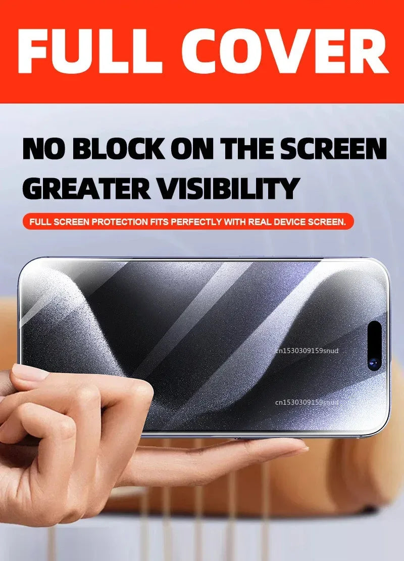 iPhone 16 Screen Protector - 3-Pack 9H Tempered Glass for iPhone Tidesmit