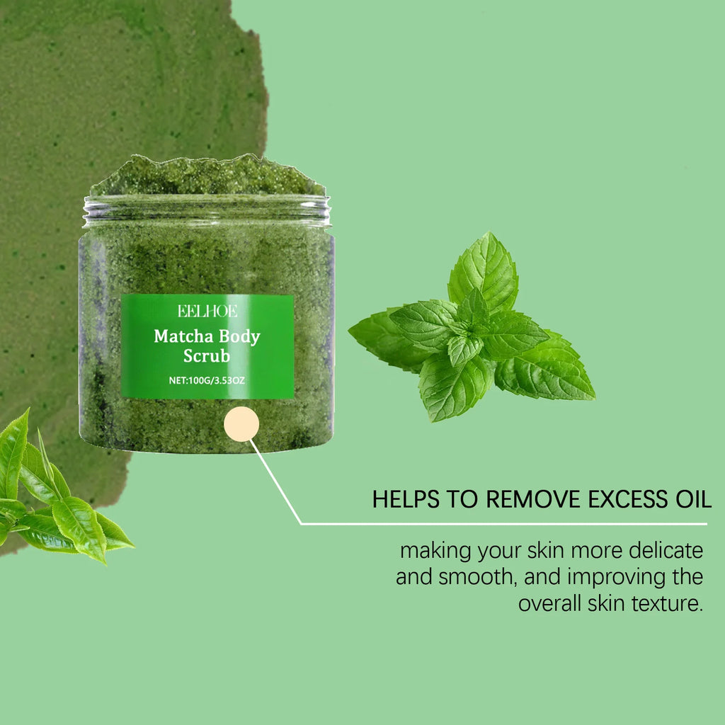 Matcha Sea Salt Body Scrub - Natural Exfoliant for Smooth Skin Scrubs Treatments Tidesmit