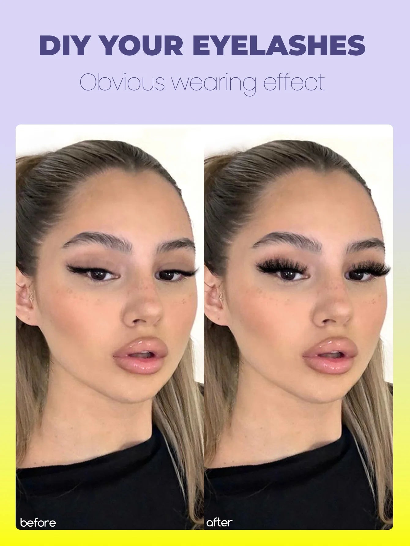 Wispy False Eyelash Clusters - DIY Salon-Quality Cat Eye Set False Eyelashes Tidesmit