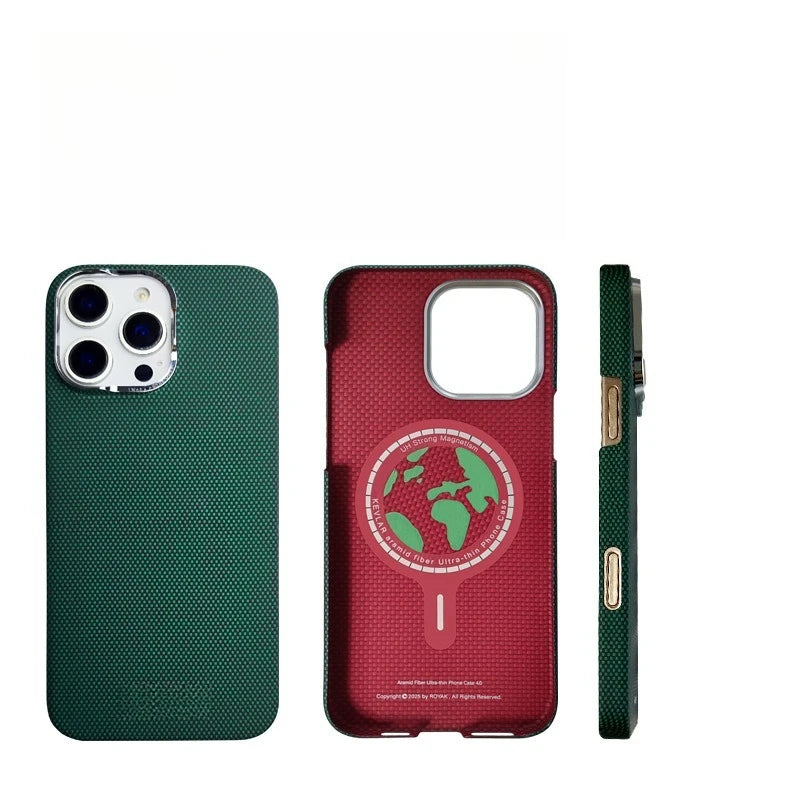 Aramid Fiber iPhone 16 Pro Case: Slim Shock-Absorbing Cover Tidesmit