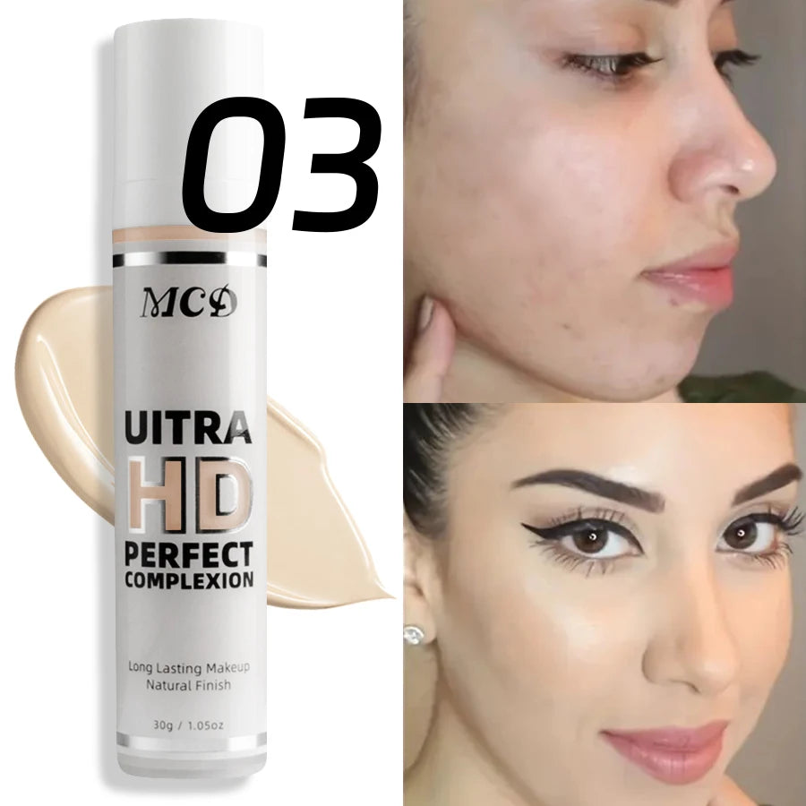 Tidesmit waterproof liquid foundation matte face makeup for full coverage oil control with concealer finish