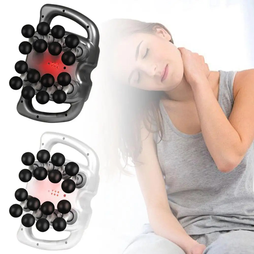 Fascia Gun Deep Tissue Muscle Massager with Red Light Therapy Fascia Gun Tidesmit