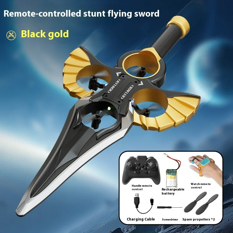 Gesture Controlled Flying Sword Drone with Remote Control Dual control model1 Tidesmit