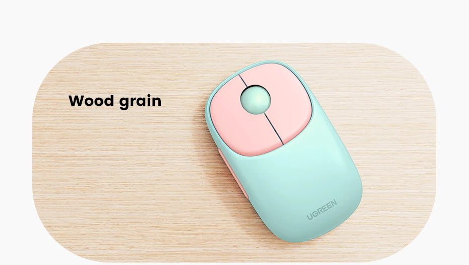 UGREEN Slim Wireless Mouse Rechargeable Bluetooth 5.0 3.0 2.4G  4000 DPI Charging Bluetooth Mouse For MacBook iPad Tablet Laptop