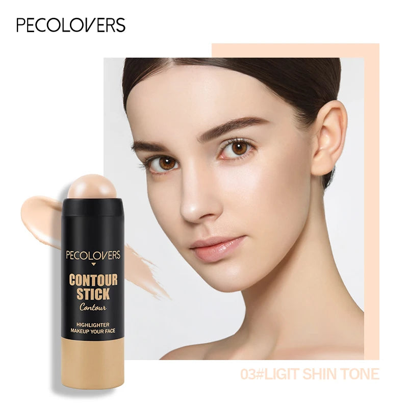 Tidesmit face makeup contouring bronzer stick for 3D sculpting and brightening detail view