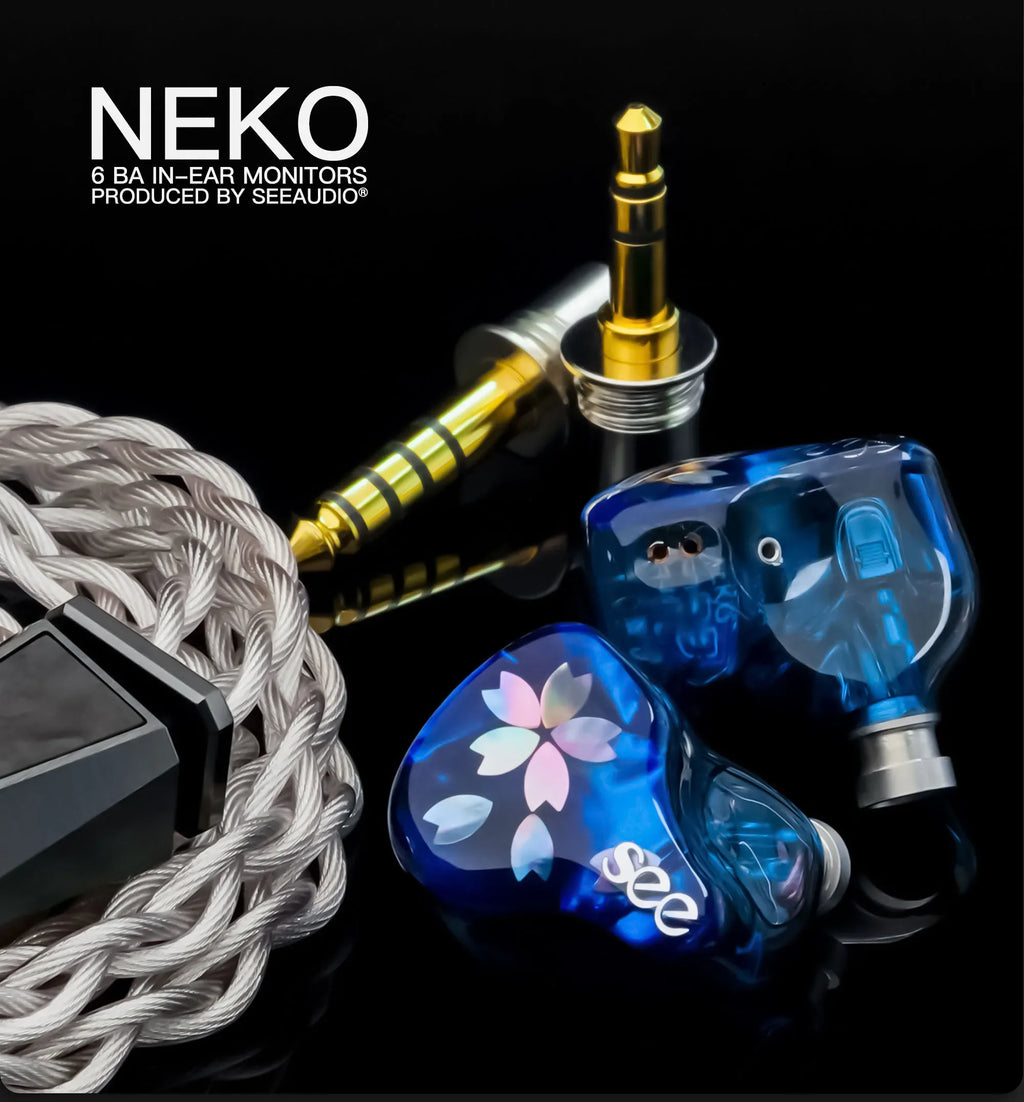 SeeAudio Neko In-Ear Monitors with 6BA Drivers by Tidesmit Tidesmit