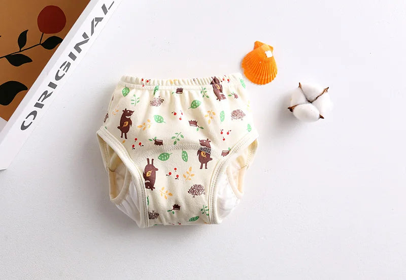 New Baby Wing Diaper Cotton Baby Waterproof Reusable Training Pants Infant Shorts Nappies Panties Nappy Changing Underwear Cloth