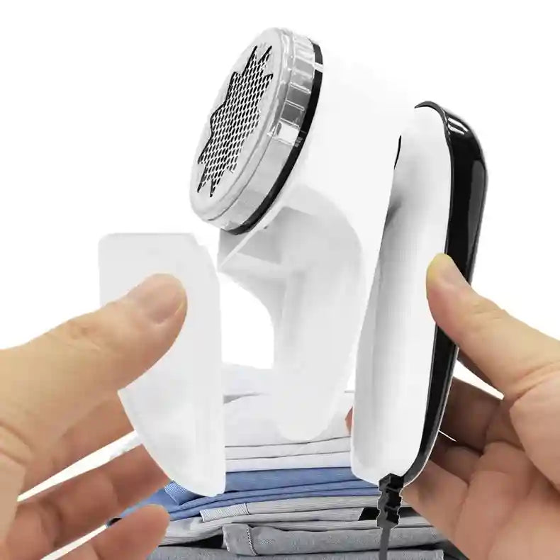 Tidesmit portable electric lint remover for clothes, sweaters, and carpets, showing ergonomic handheld design.