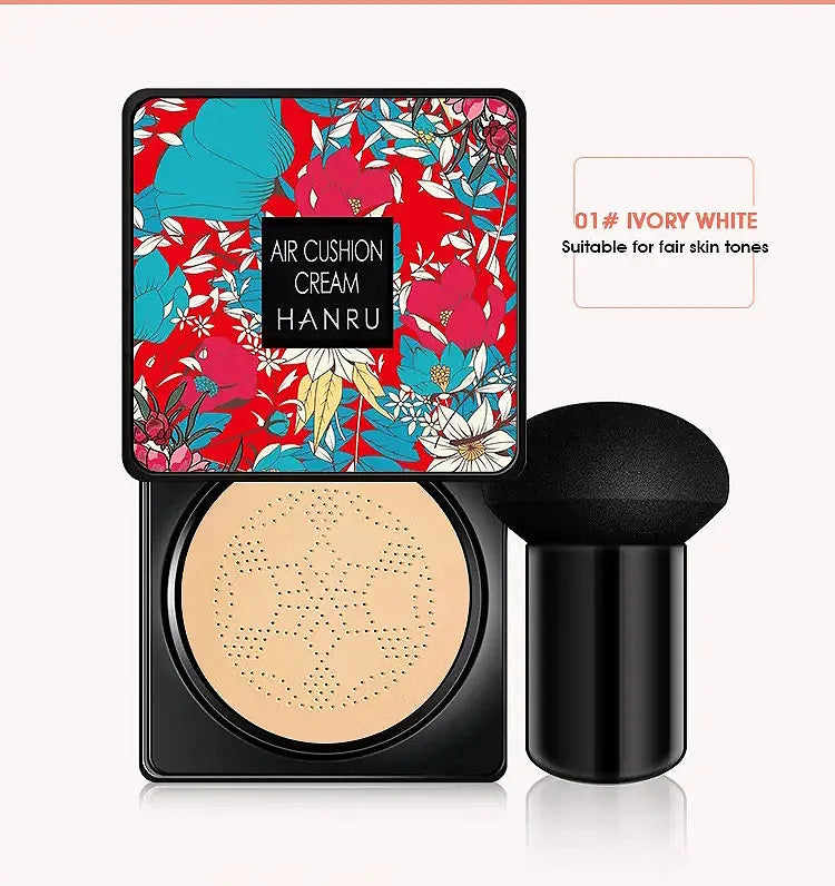 Tidesmit HANRU mushroom air cushion BB cream for radiant clear complexion lightweight moisturizing face makeup