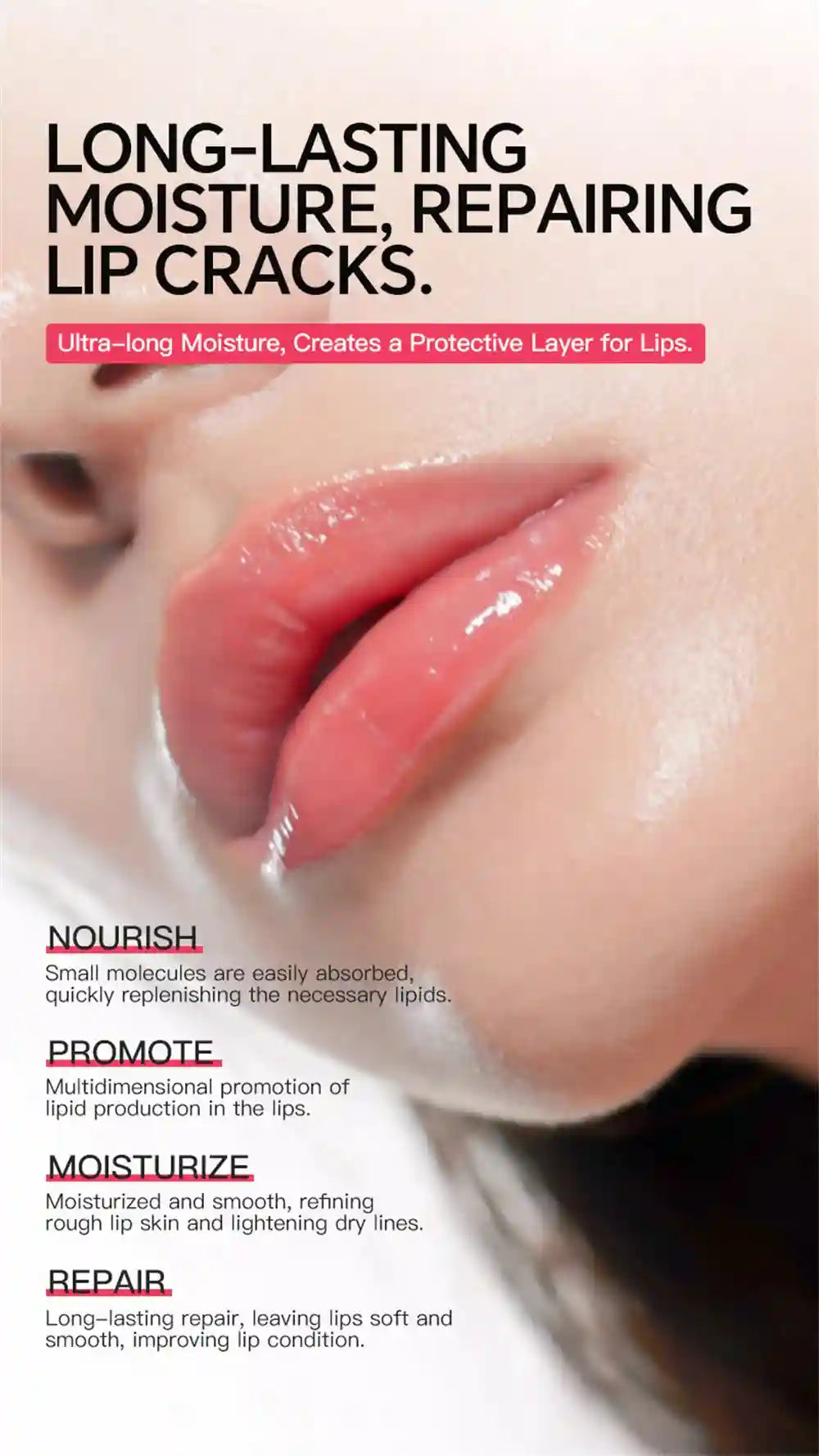 Lip Plumper Serum - Hydrating Anti-Wrinkle Treatment by Tidesmit Lip Care Tidesmit