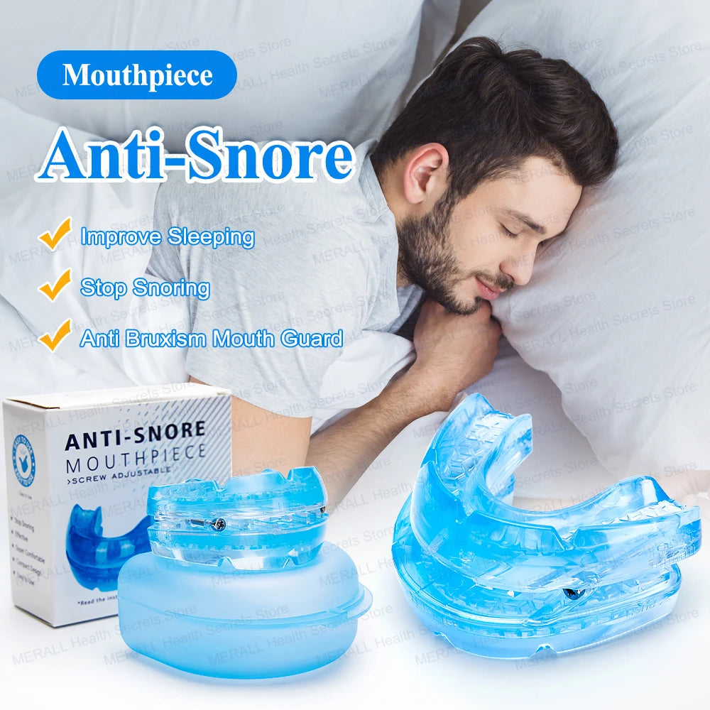 Tidesmit anti-snore mouth guard for bruxism and teeth grinding relief during sleep