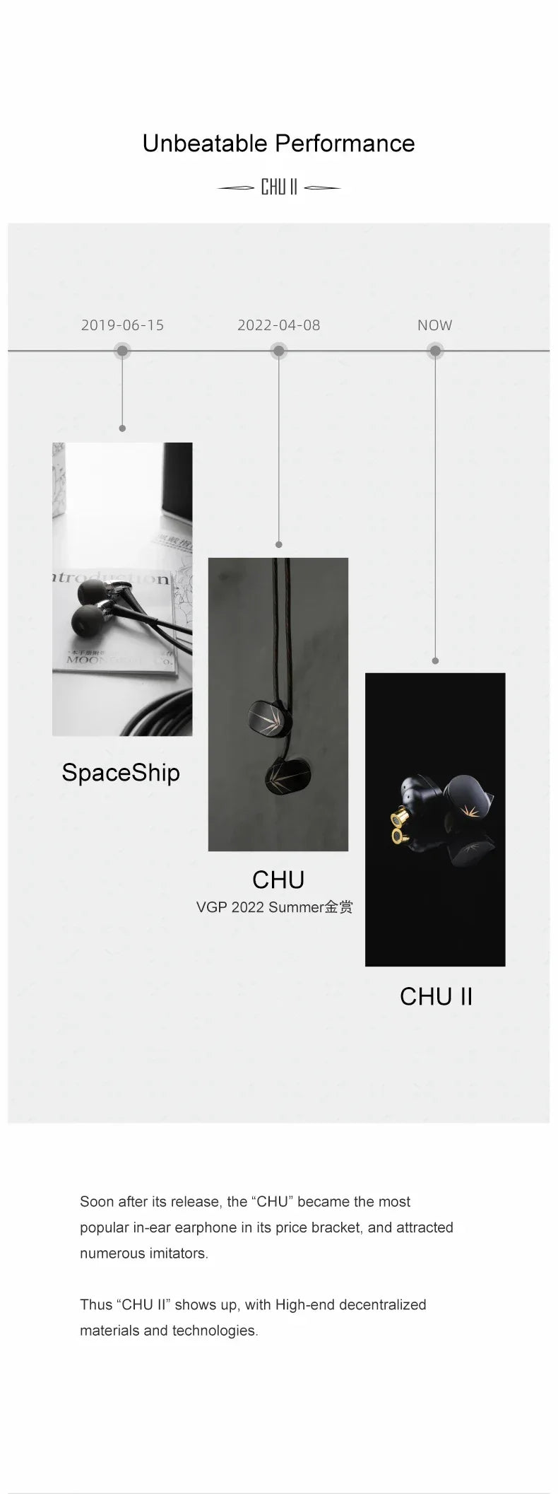 Moondrop CHU II In-Ear Monitor – Dynamic Driver 3.5mm Earphone | Tidesmit Tidesmit