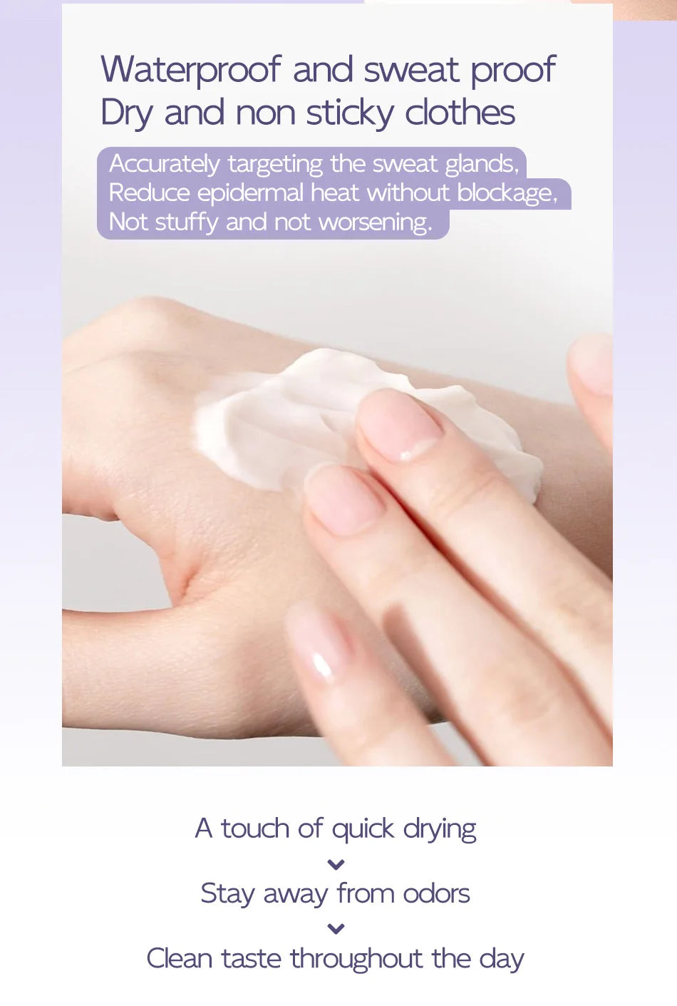 Tidesmit underarm antiperspirant deodorant cream for all-day sweat control, odor suppression, and effective protection.