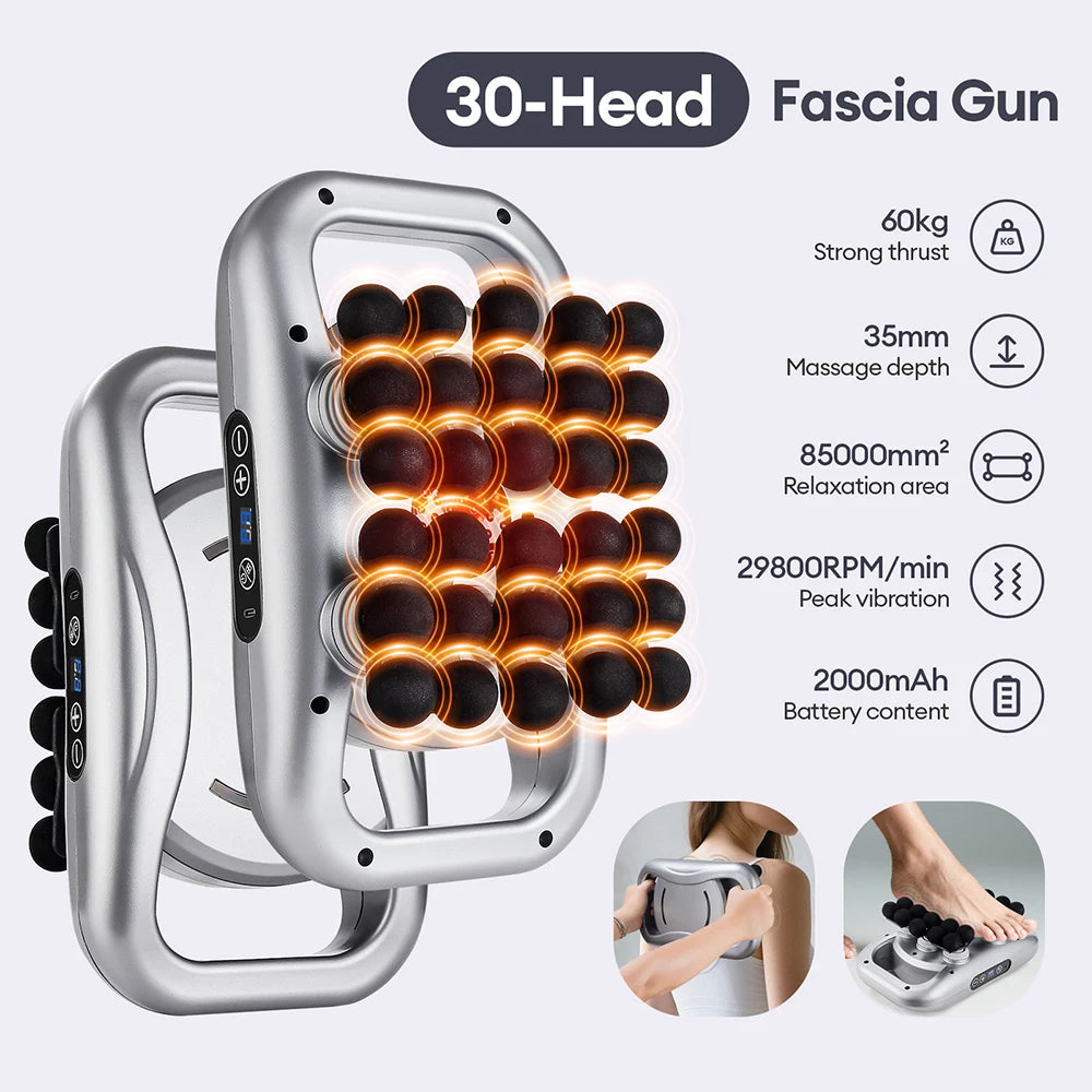 Deep Tissue Massage Gun - Portable Muscle Recovery Tool by Tidesmit Relaxation Treatment Tidesmit