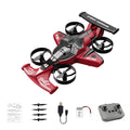 2-in-1 Land-Air RC Drone Car - Red Stunt Vehicle | Tidesmit Red Tidesmit