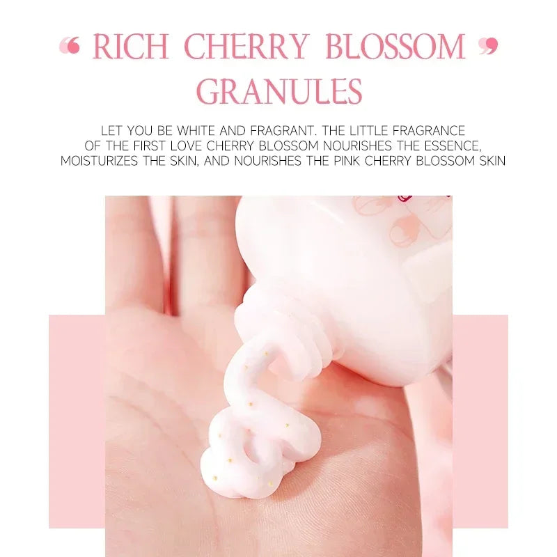 200g Japan Sakura Whitening Body Lotion Niacinamide Lotion Moisturizing Brightening Skin Lightening Cream for Dark Skin