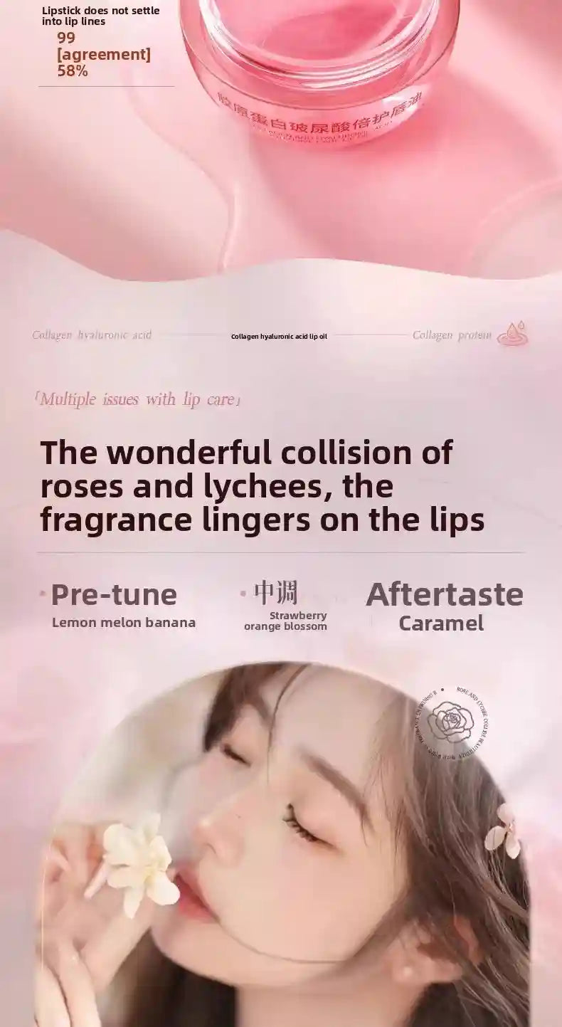 Lip Plumping Oil With Hyaluronic Acid - Hydrating Gloss Treatment Lip Care Tidesmit