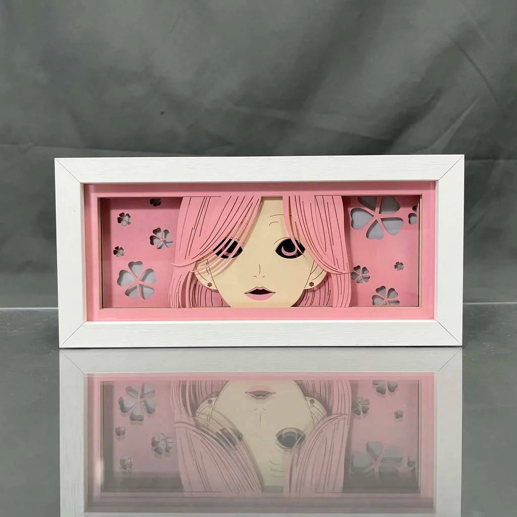 Anime LED Light Box – 3D Paper Cut Night Lamp with Remote Control Tidesmit