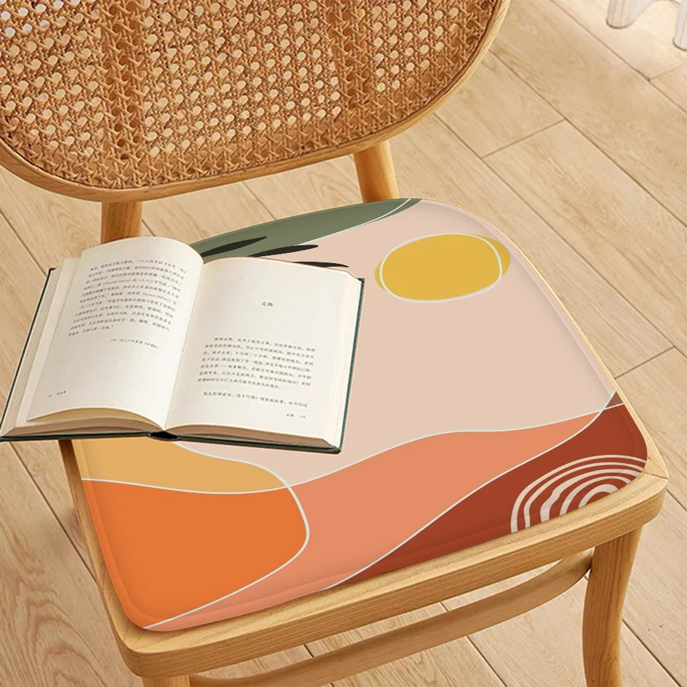 Palm Tree Leaves Art Chair Cushion Soft Office Car Seat Comfort Breathable 45x45cm Sofa Decor Tatami