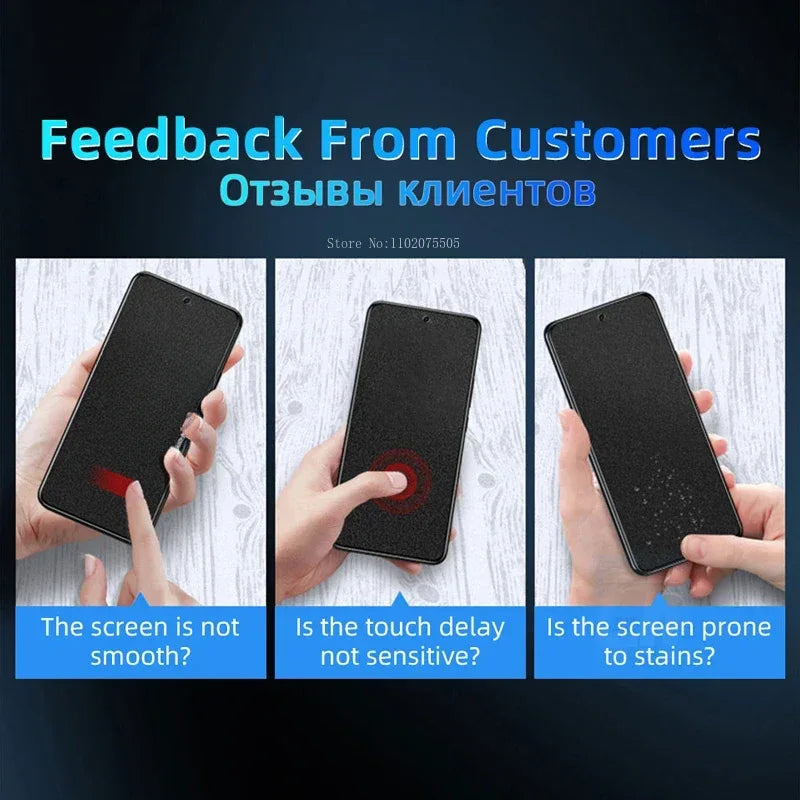 Matte Tempered Glass Screen Protector 3 Pack - Anti-Glare & Anti-Scratch Tidesmit