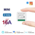 WiFi Smart Switch 16A Module – 2-Way Alexa and Google Home Compatible 1PCS Tidesmit