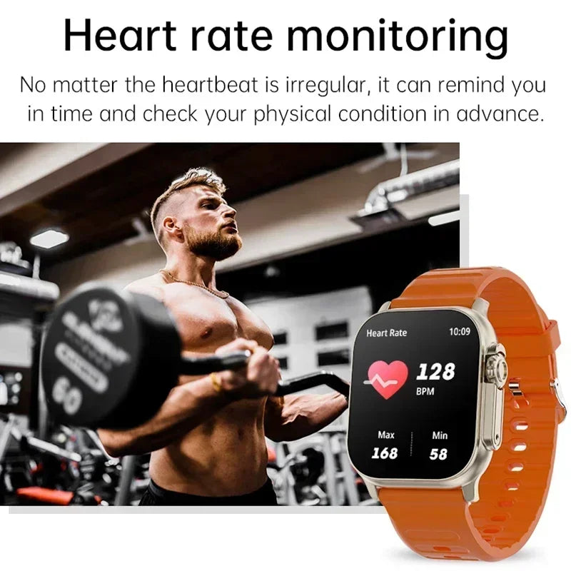 New Fashion Smart Watch Bluetooth Call Man Woman Heart Rate Health Monitoring Sports Waterproof Smartwatch 7 in 1 Straps Watch