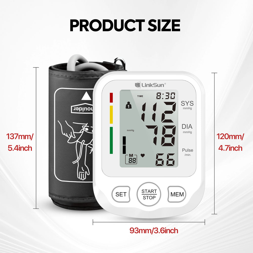 Blood Pressure Monitor 2005 Tensiometer Upper Arm Automatic Digital BP Measuring Device 2005-1 Pulse Heart Rate Monitor