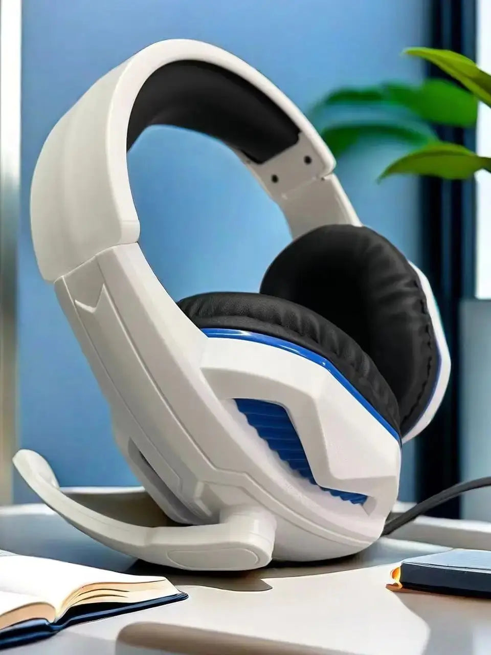 Wired Gaming Headphones with Noise-Cancelling Mic for PC and PS4 Tidesmit
