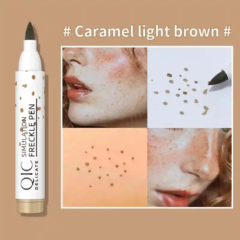 Tidesmit waterproof fake freckles pen for natural dotted makeup look detail view