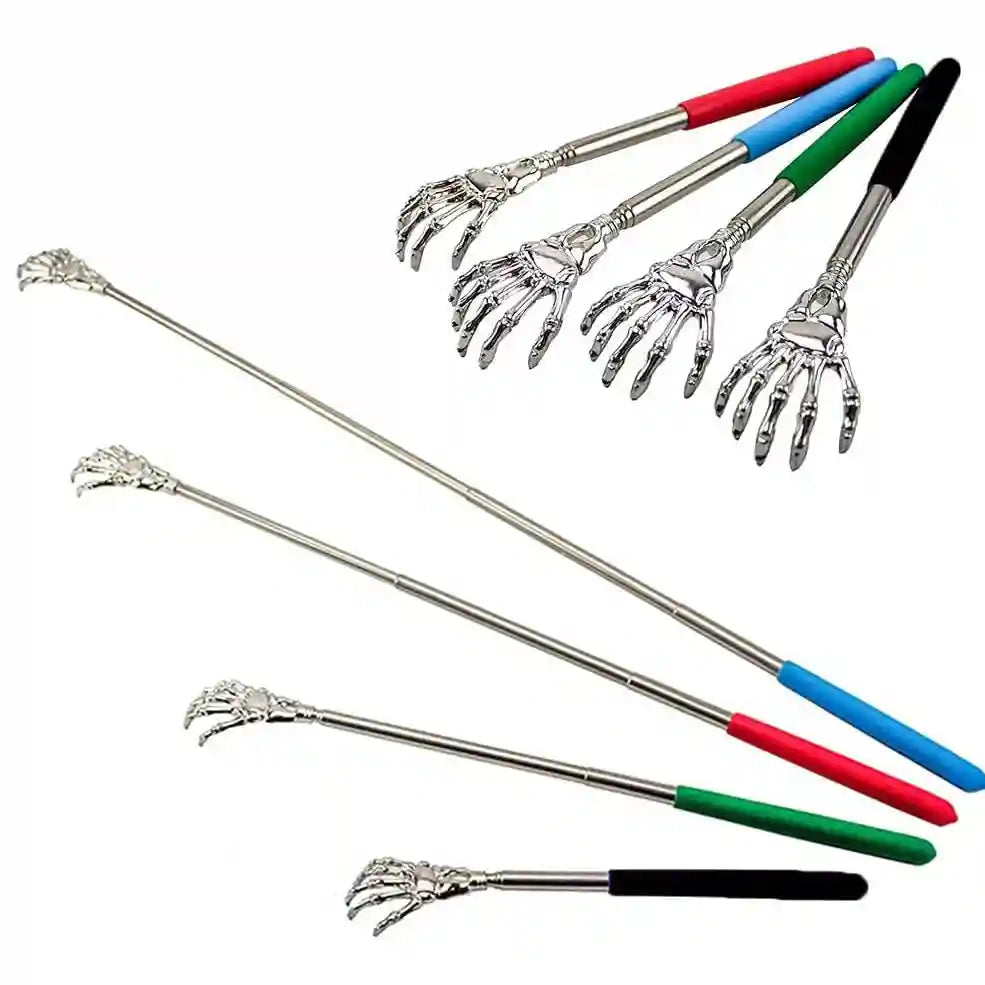Telescopic Back Scratcher Stainless Steel - Durable Manual Massager Body Shaping Massage Equipment Tidesmit