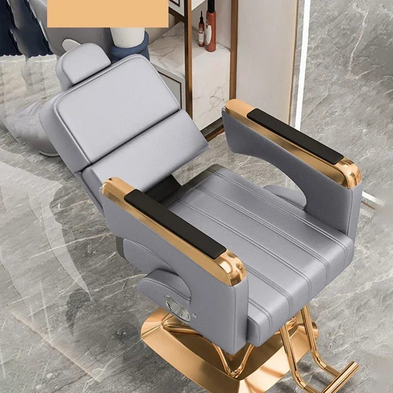 Barber Chair 360° Hydraulic Reclining Salon Station - Durable EU Design Massage Chairs Style-12 Tidesmit