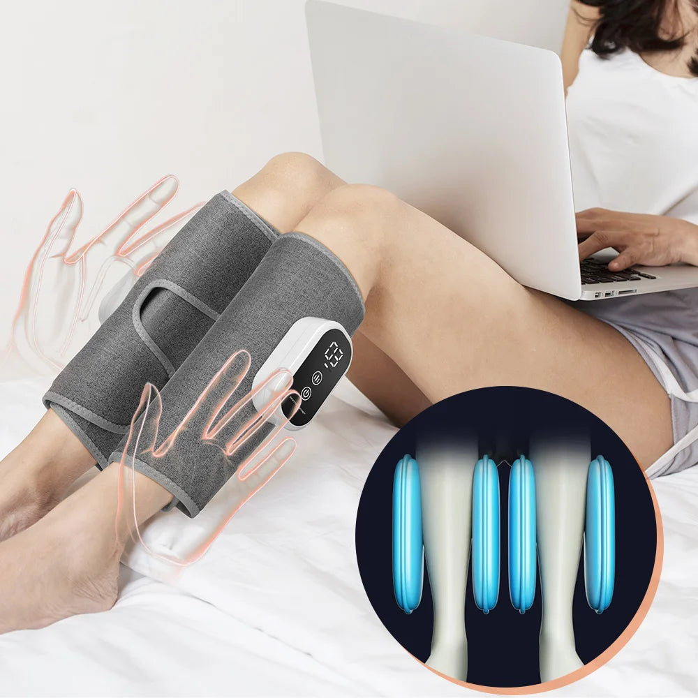 Electric Calf Massager with Heat – Rechargeable Wireless Muscle Relief Body Shaping Massage Equipment Tidesmit
