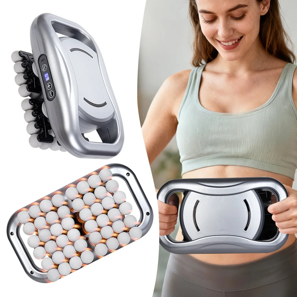Deep Tissue Muscle Massage Gun | 48 Heads | Silent Electric Massager Back Massage Instrument Tidesmit