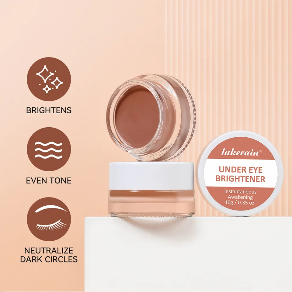 Tidesmit Lakerain under eye brightener hydrating concealer for dark circles medium correction texture close-up