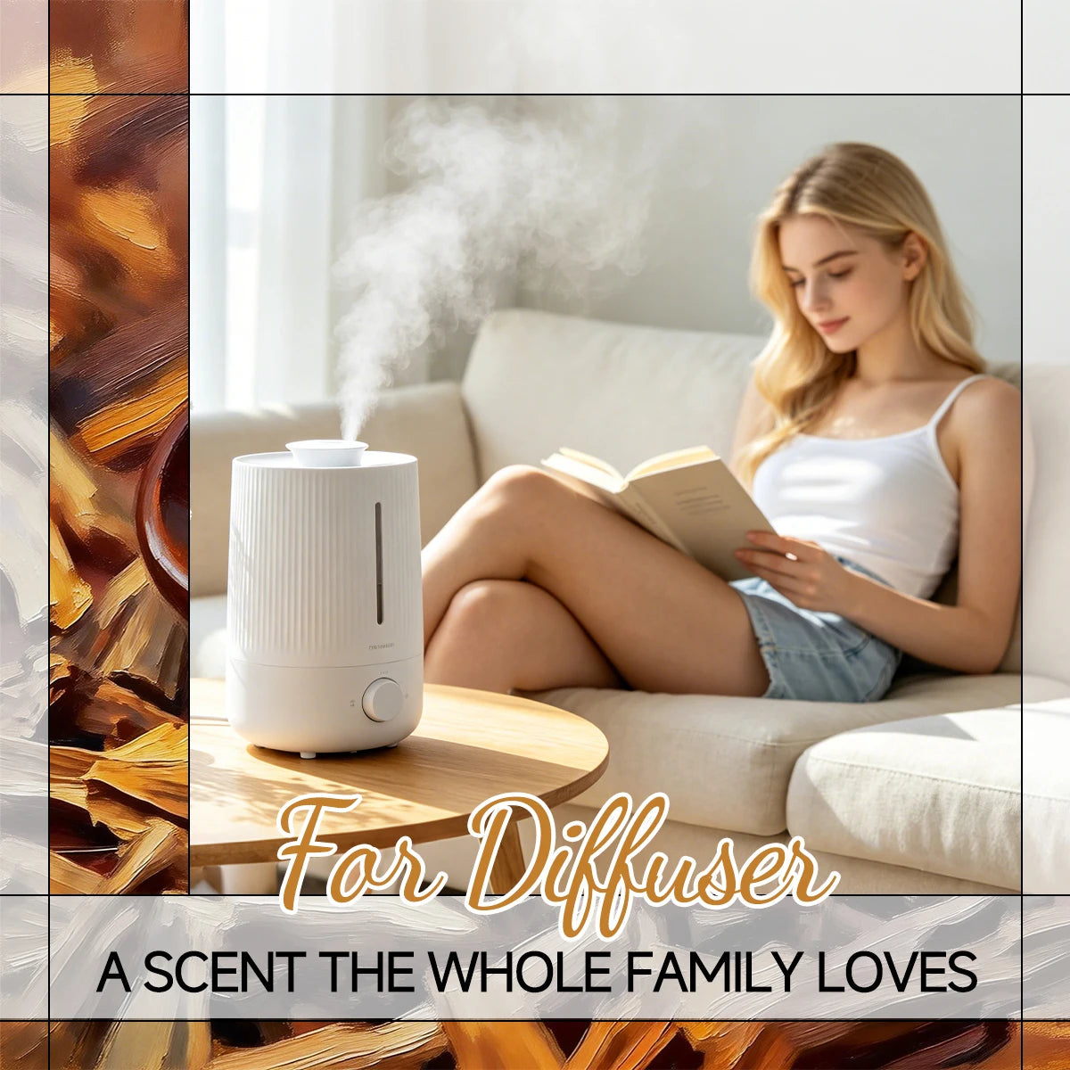 Smoked Woods essential oils fresh pleasant aroma, making them suitable for aromatherapy diffusers, humidifiers, DIY crafts.