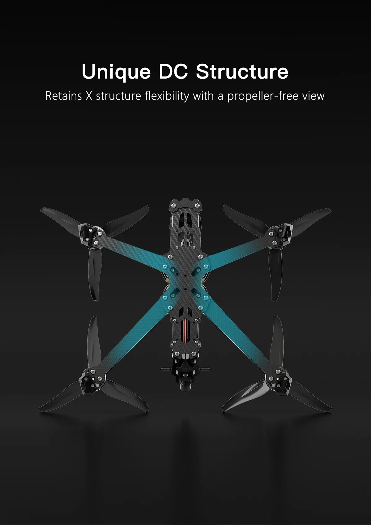 FPV Drone 6 Inch Analog Freestyle X-Shaped Quadcopter | Tidesmit Tidesmit