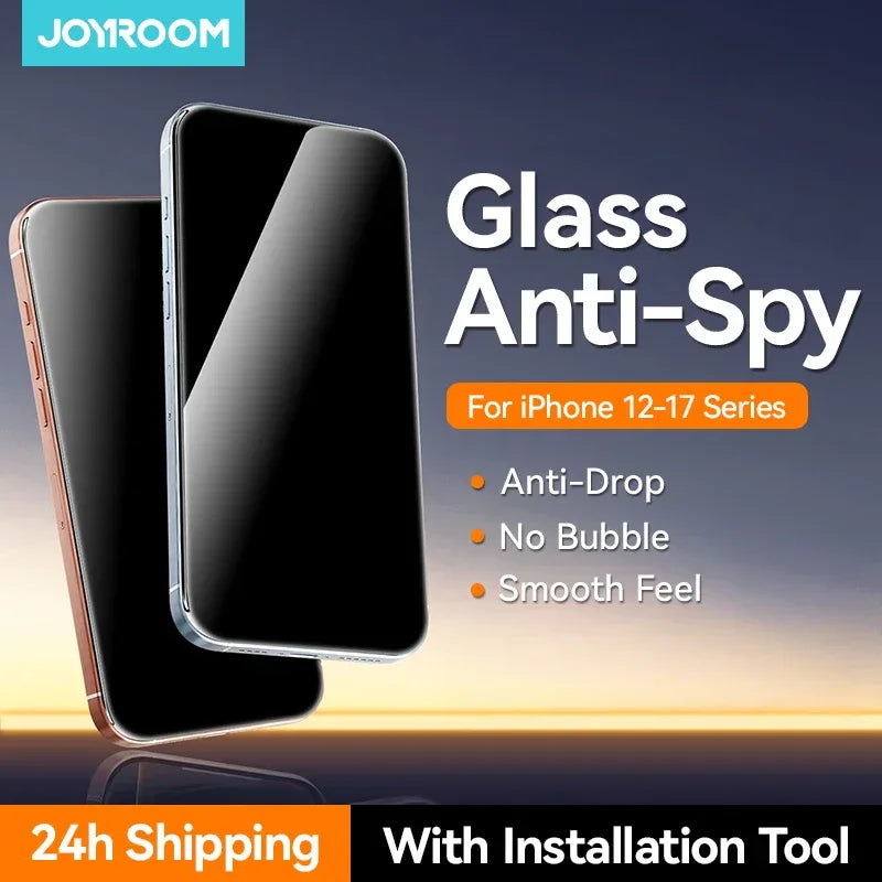 Privacy Screen Protector for iPhone 17 Pro Max - 9H Tempered Anti-Spy Glass China Mainland Tidesmit