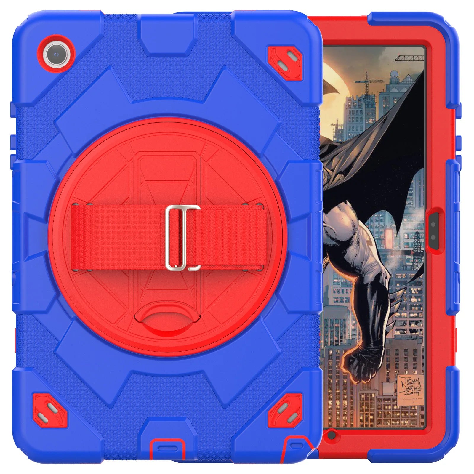 Samsung Galaxy Tab A9 Plus Case with 360 Rotating Stand and Strap j China Mainland Tidesmit