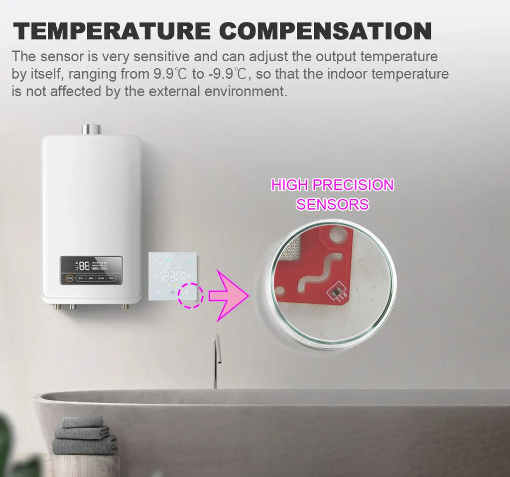 Smart Thermostat Tuya WiFi for Water/Electric Floor Heating Gas Boiler Remote Temperature Controller Alexa Google Yandex Voice