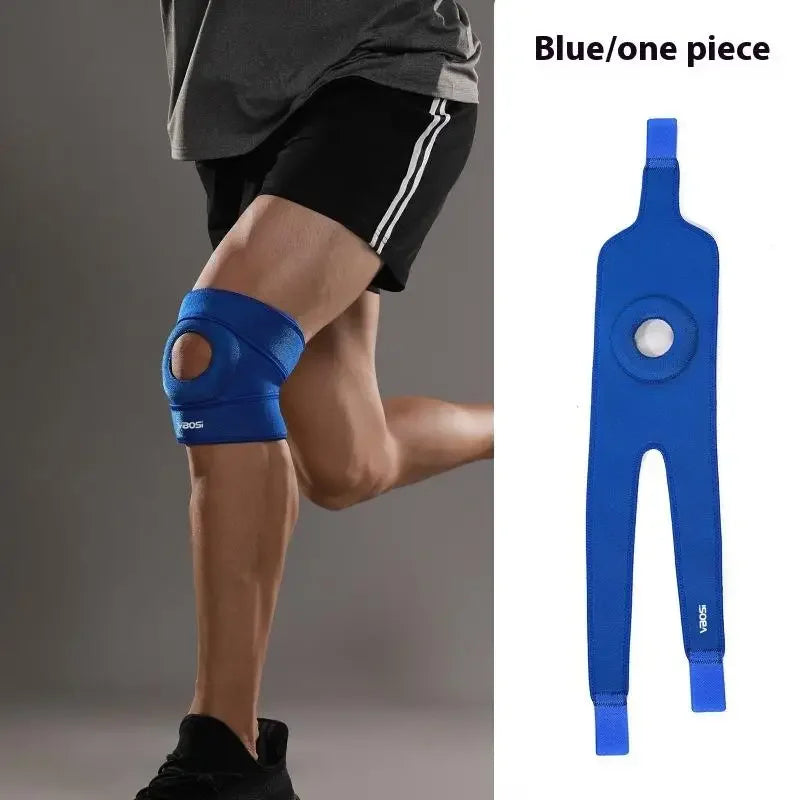 1PC Adjustable Knee Brace Patella Support - Open Patella Design for Knee Pain Arthritis Meniscus Relief Sports Basketball Runnin